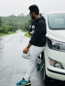 Young person in sweatshirt portrait, showcasing casual fashion and modern streetwear style