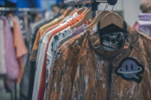 Rack of assorted clothing items, showcasing options that offer greater flexibility.
